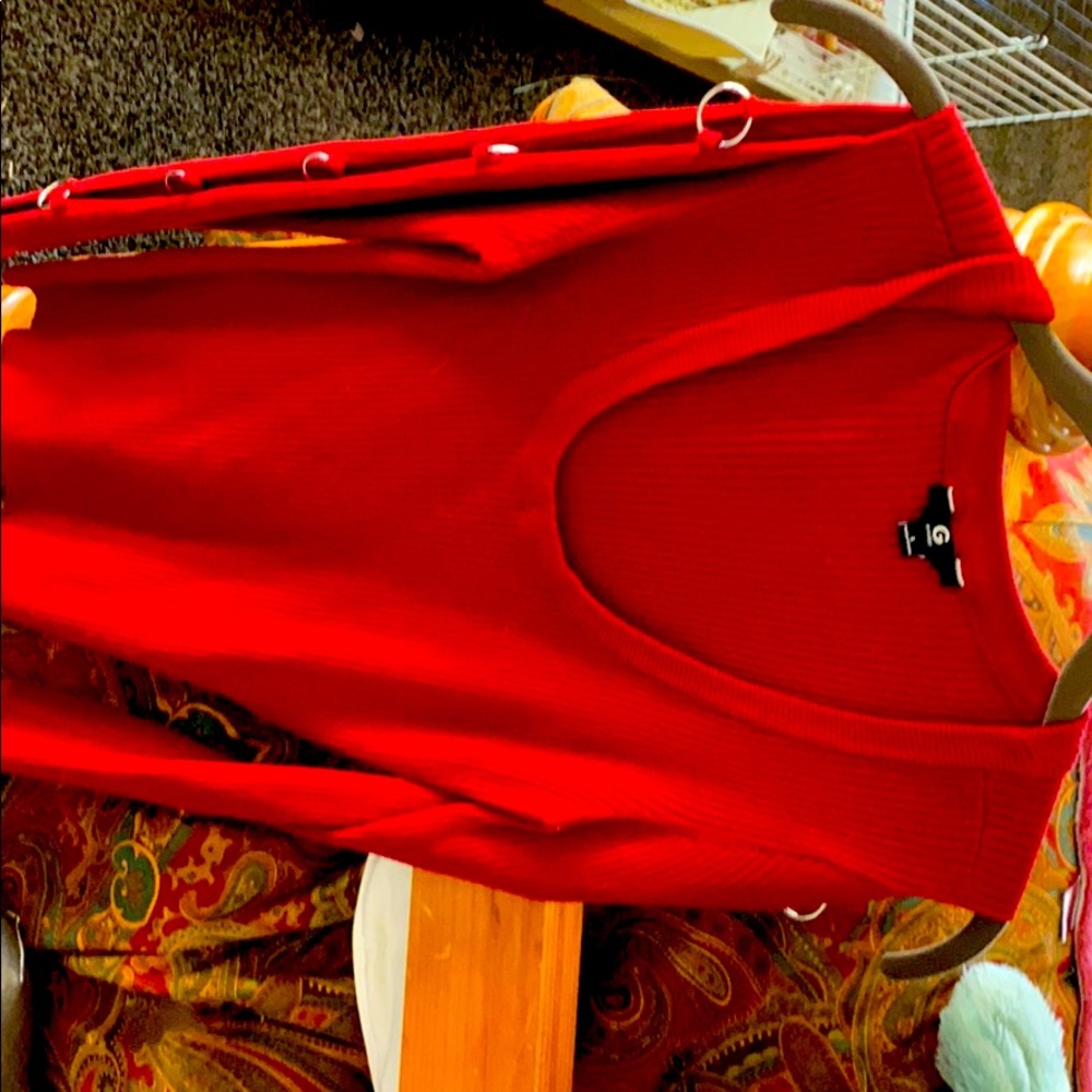 Red sweater